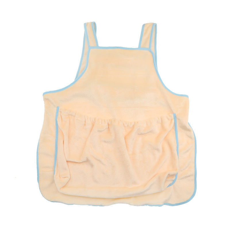 Outdoor Pet Carrier Apron Hanging Chest Bag With Plush Pocket