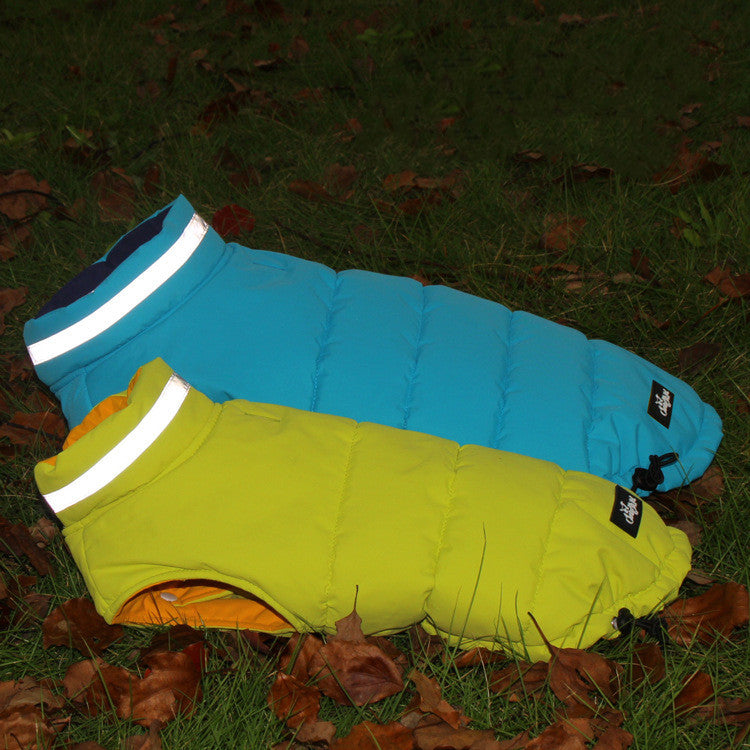 Thickened Waterproof Outdoor Jacket With Double-Sided Reflective For Pets
