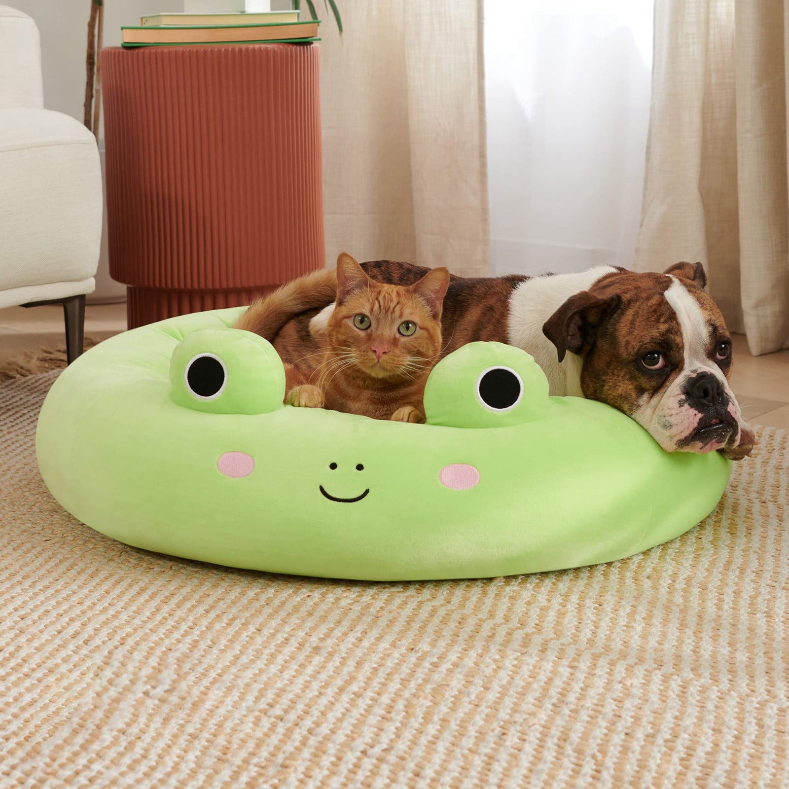 Super Soft Plush Pet Bed Animal And Fruit Design