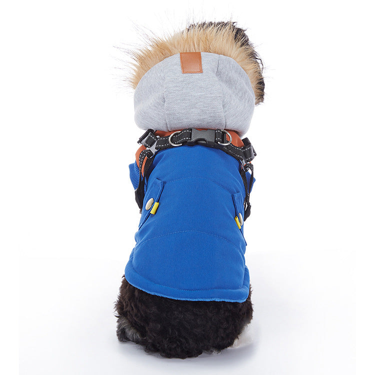 Warm Winter Cashmere Pet Jacket For Comfort